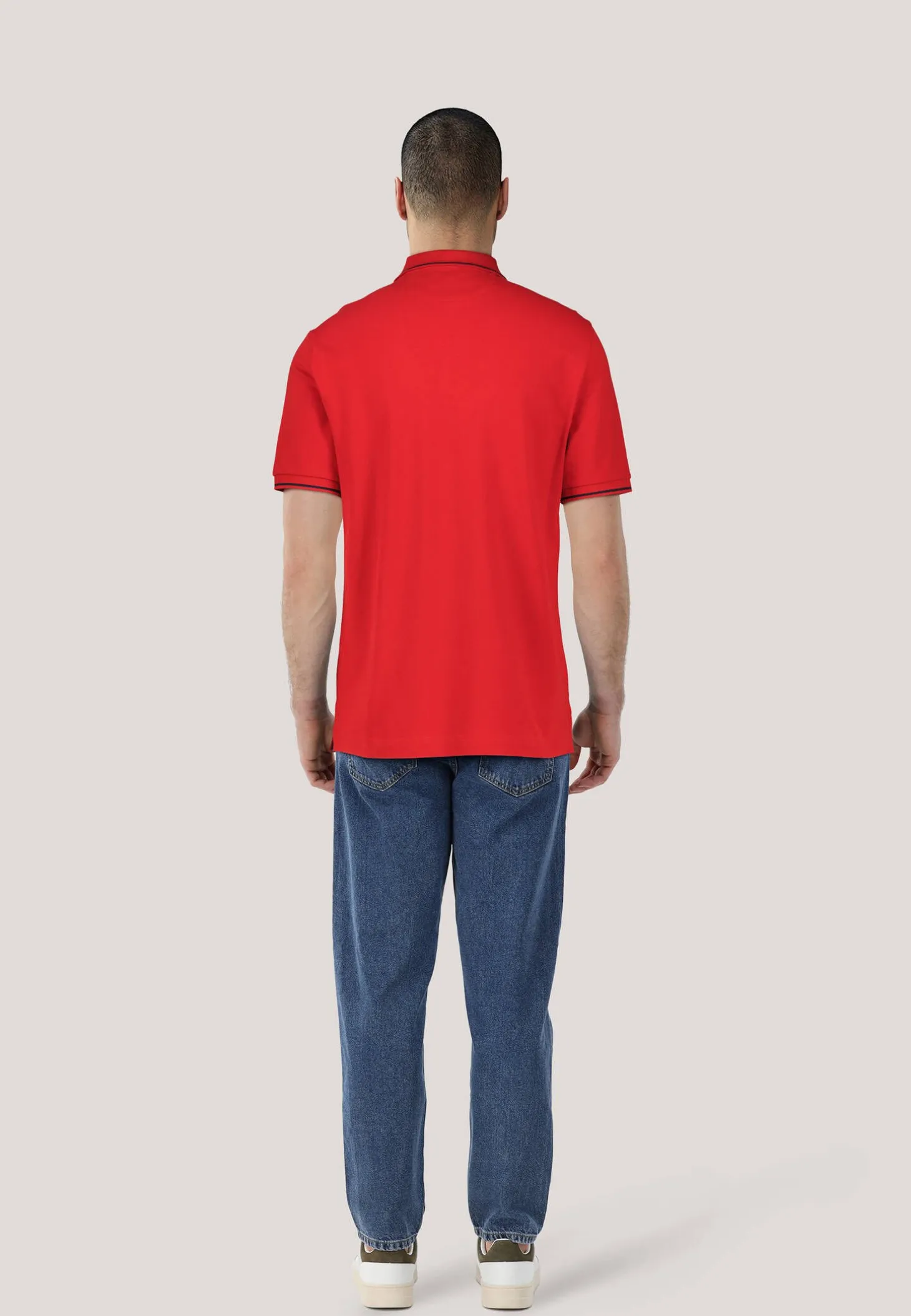 Herren Poloshirt aus Baumwolle