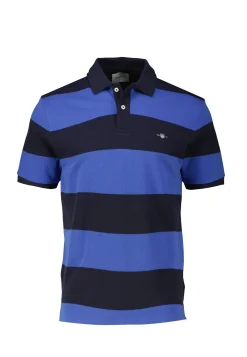 Herren Poloshirt aus Bio-Baumwoll-Pique BLOCK STRIPE