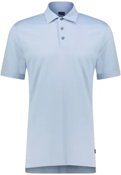 Herren Poloshirt aus Lyocell und Baumwolle H-PRESS