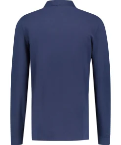 Herren Poloshirt Custom Slim Fit Langarm