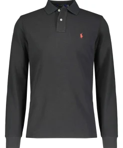 Herren Poloshirt Custom Slim Fit Langarm