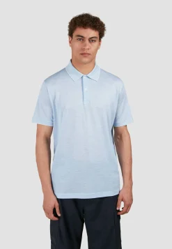 Herren Poloshirt mit Seide