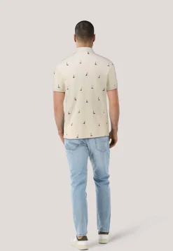 Herren Poloshirt mit Stickerei GRAPHIC