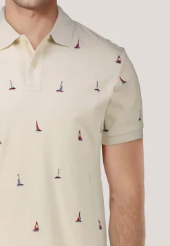 Herren Poloshirt mit Stickerei GRAPHIC