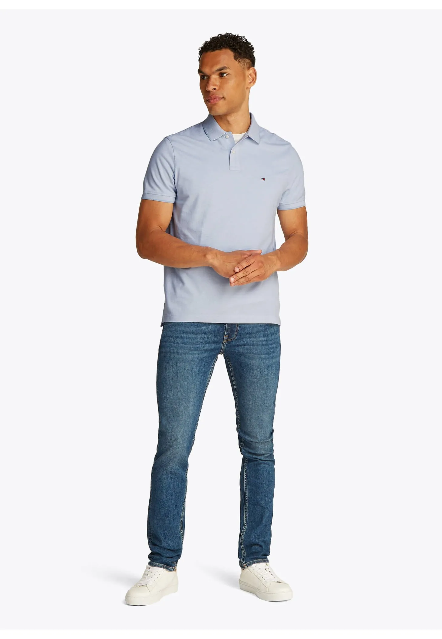 Herren Poloshirt OXFORD TWO TONE TIPPED REG POLO