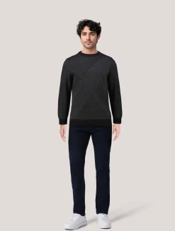 Herren Pullover aus Schurwolle Regular Fit