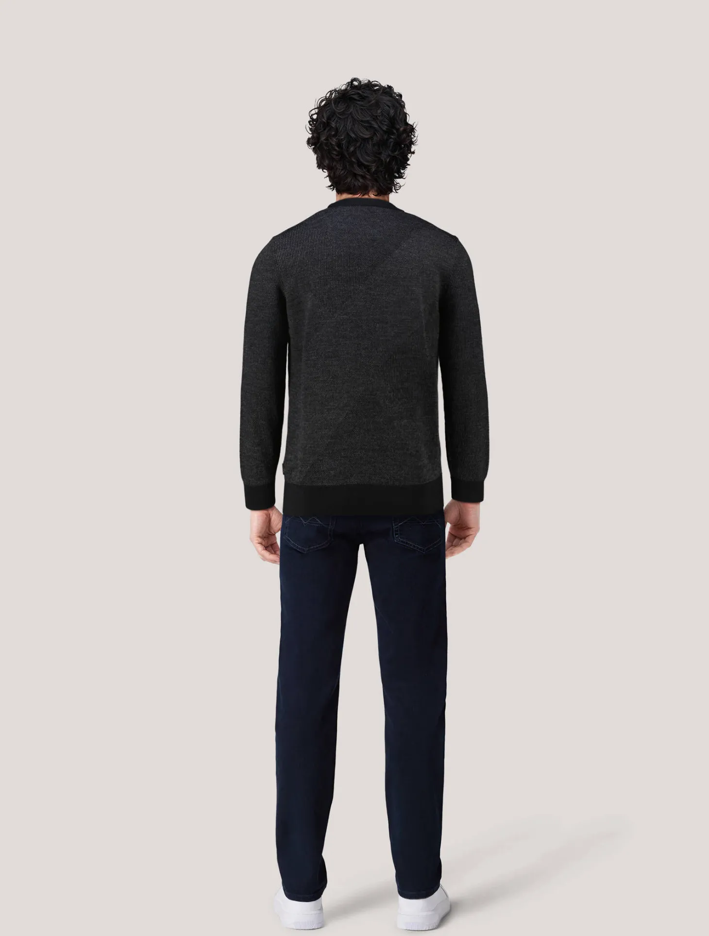 Herren Pullover aus Schurwolle Regular Fit