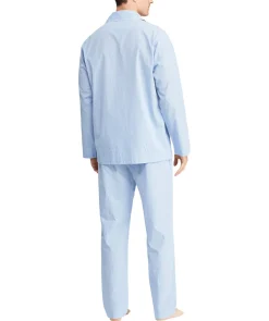 Herren Pyjama zweiteilig lang