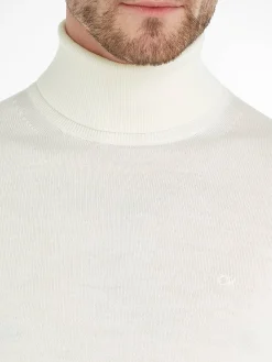 Herren Rollkragenpullover SUPERIOR WOOL Strickpullover aus Wolle