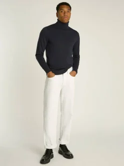 Herren Rollkragenpullover SUPERIOR WOOL Strickpullover aus Wolle