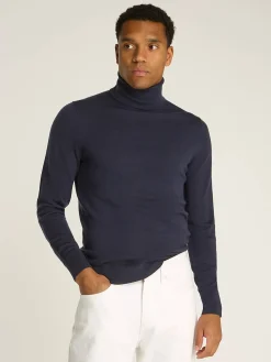 Herren Rollkragenpullover SUPERIOR WOOL Strickpullover aus Wolle