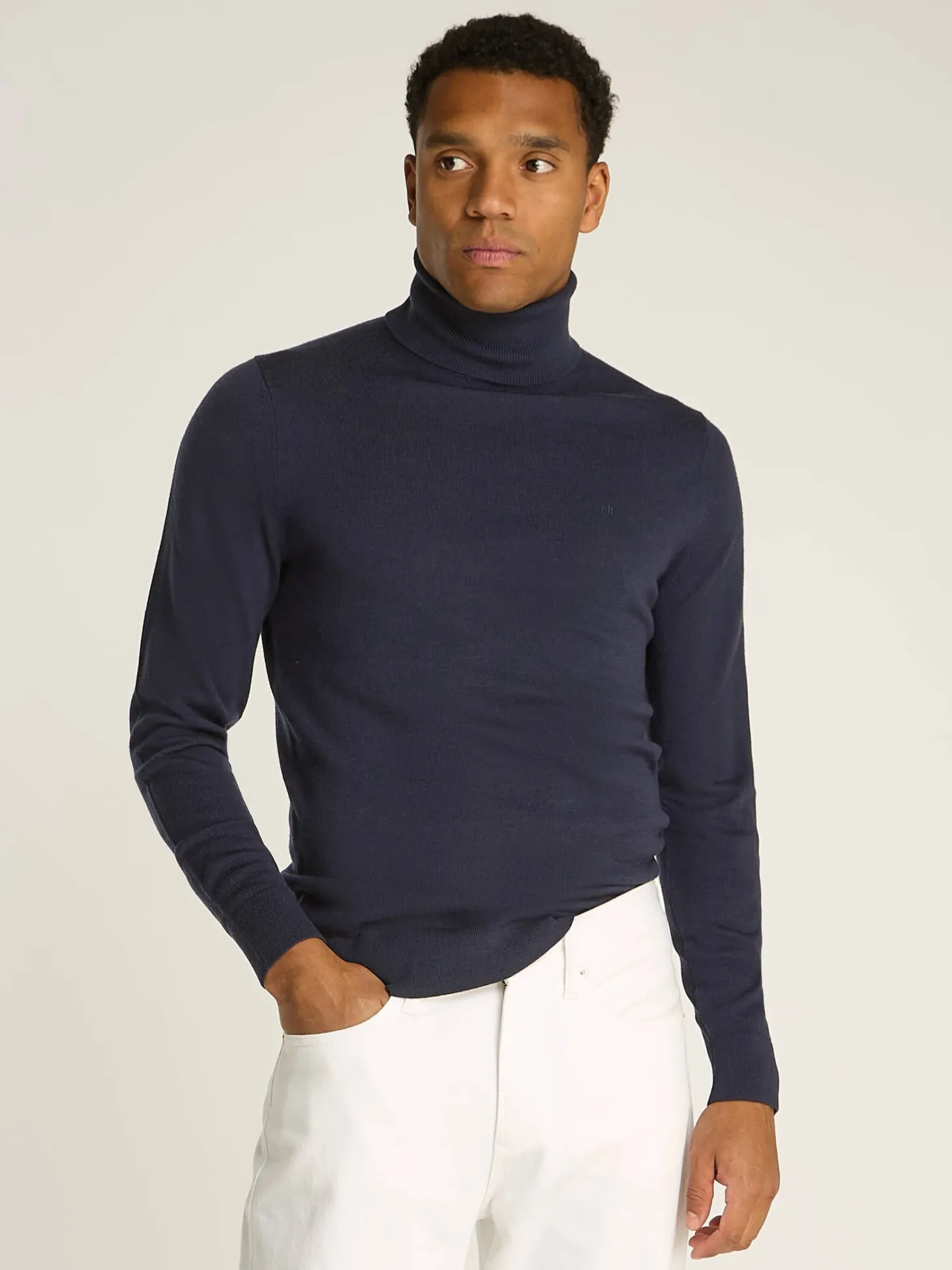 Herren Rollkragenpullover SUPERIOR WOOL Strickpullover aus Wolle