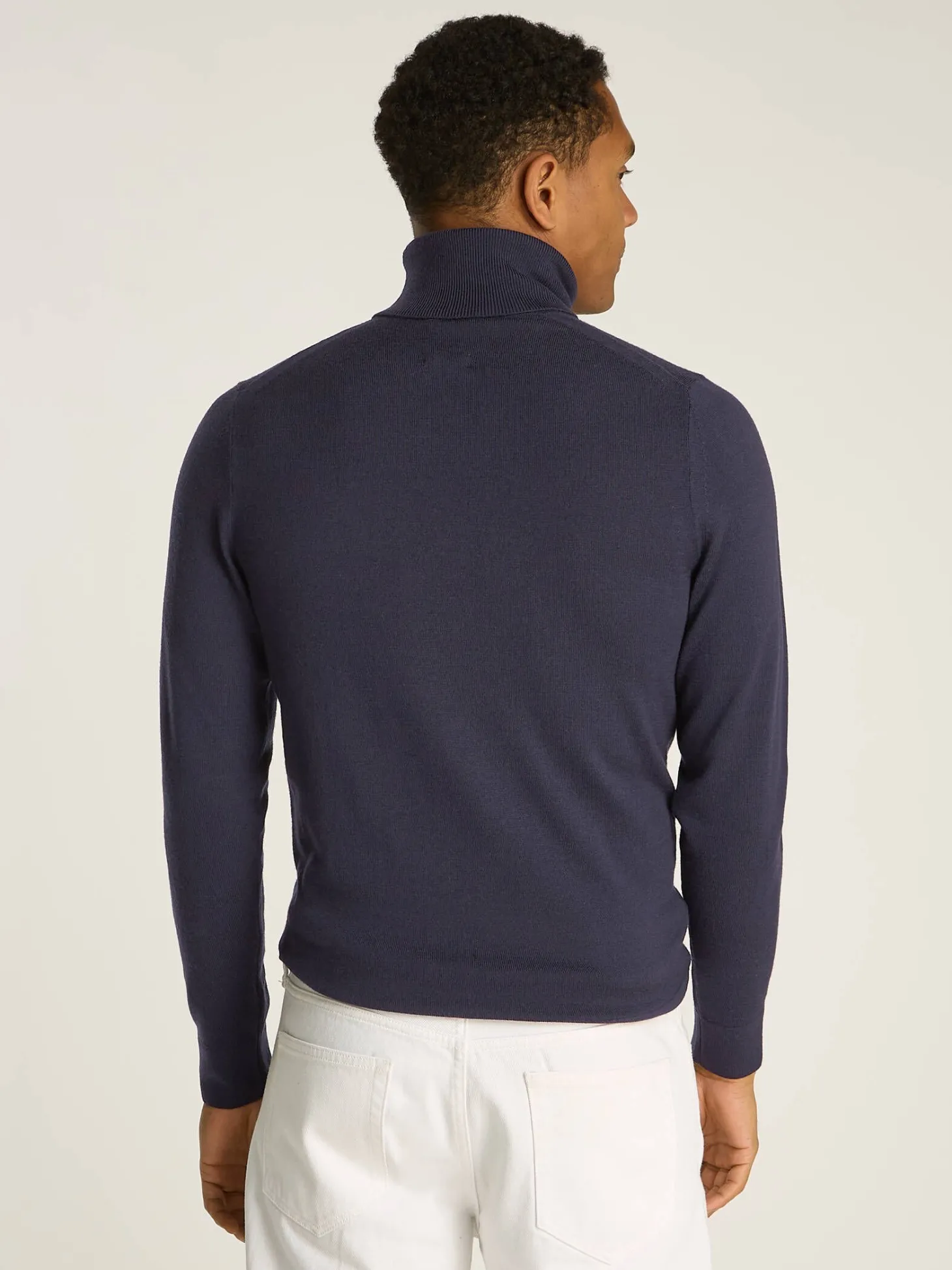 Herren Rollkragenpullover SUPERIOR WOOL Strickpullover aus Wolle