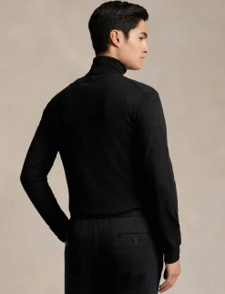 Herren Rollkragenpullover aus Wolle Regular Fit