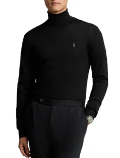 Herren Rollkragenpullover aus Wolle Regular Fit