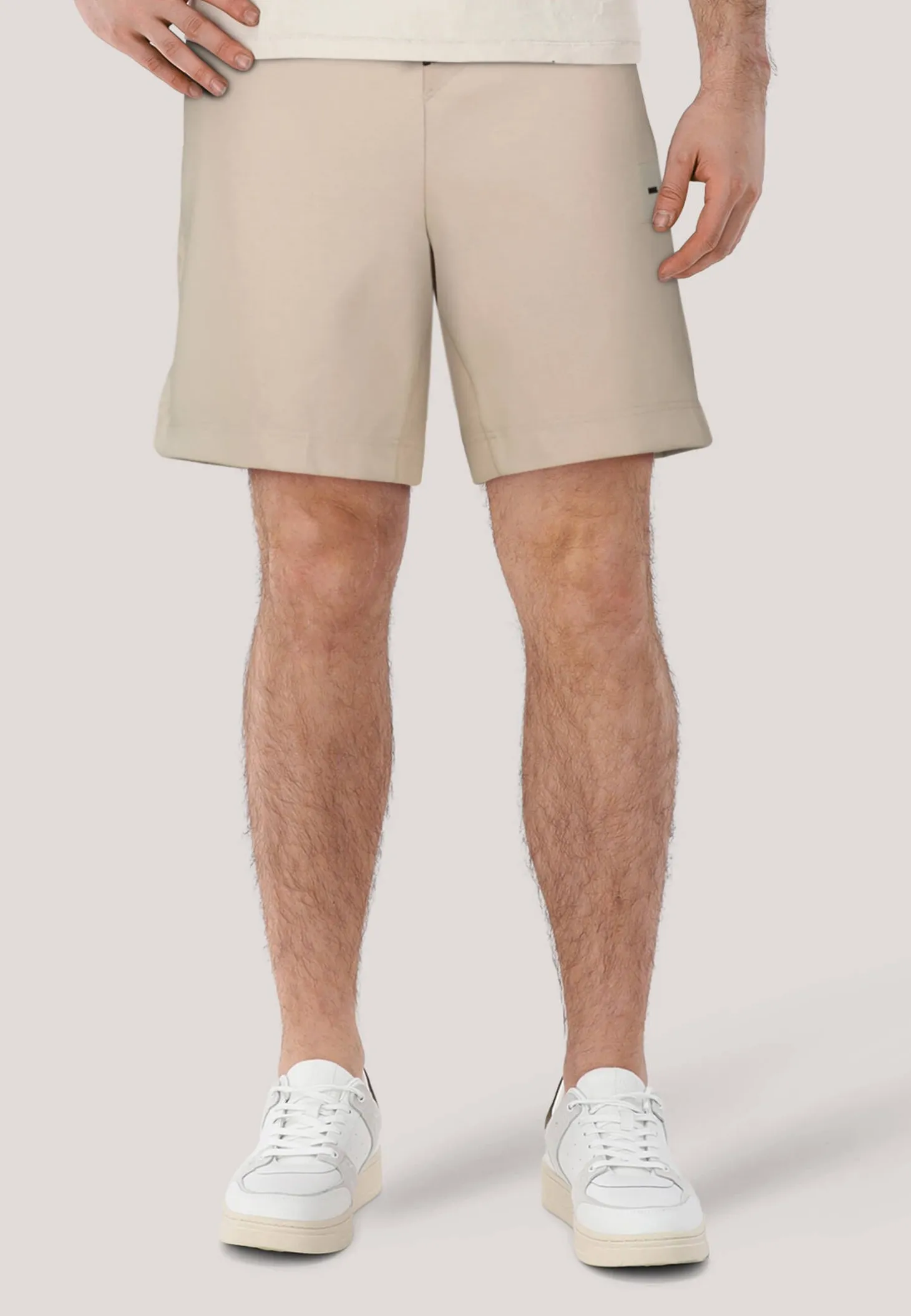 Herren Shorts aus Stretch-Interlock