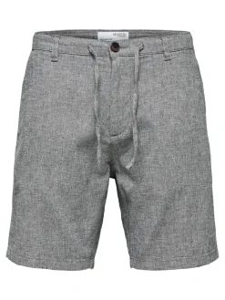 Herren Shorts SLHCOMFORT-BRODY LINEN SHORTS
