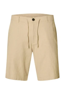 Herren Shorts SLHCOMFORT-BRODY LINEN SHORTS