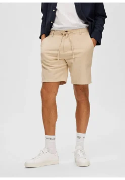 Herren Shorts SLHCOMFORT-BRODY LINEN SHORTS