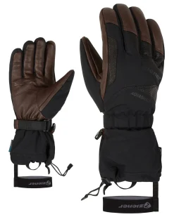 Herren Skihandschuhe mit Leder GAIKU