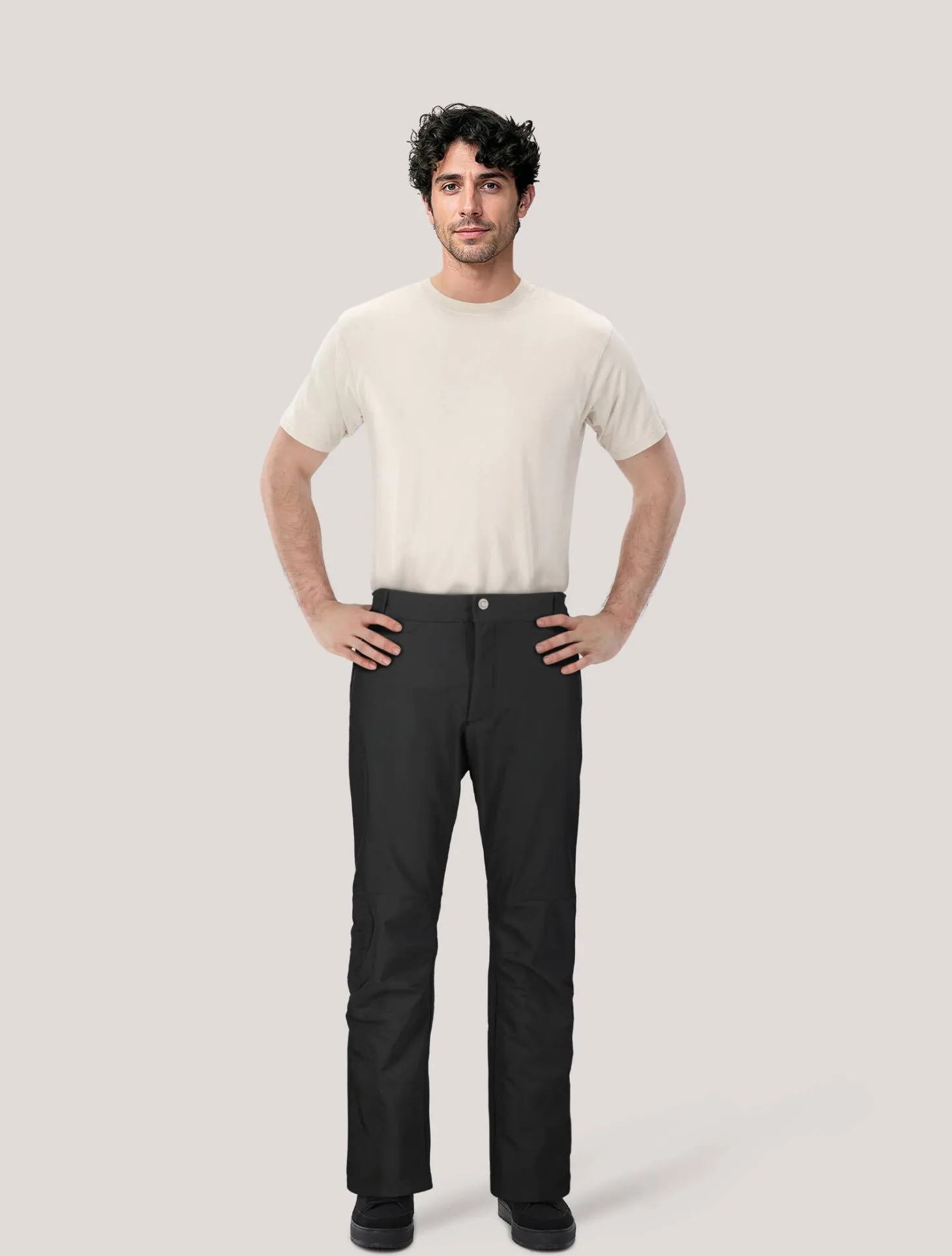 Herren Skihose aus Softshell Regular Fit