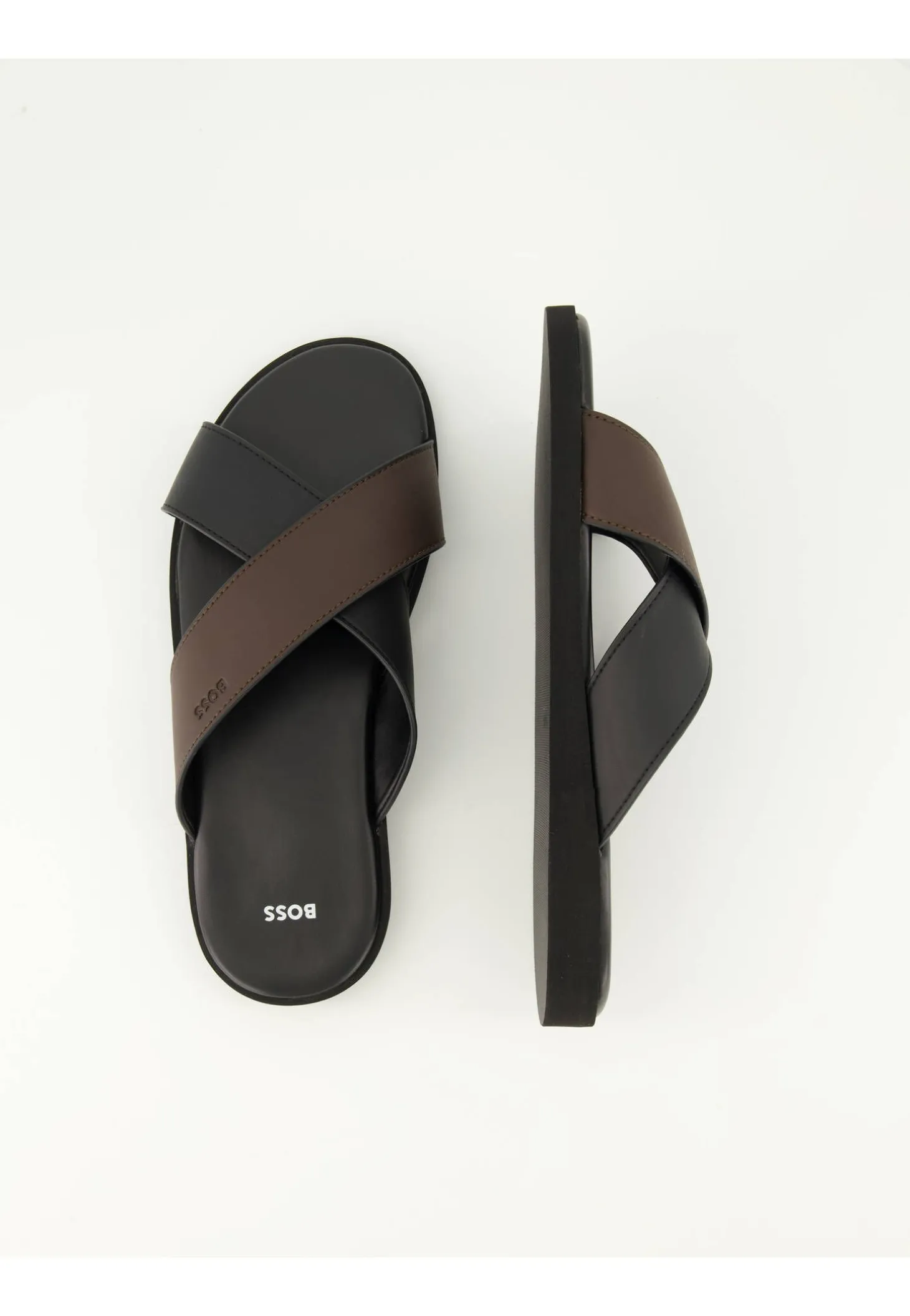 Herren Slides aus Kunstleder DARREL