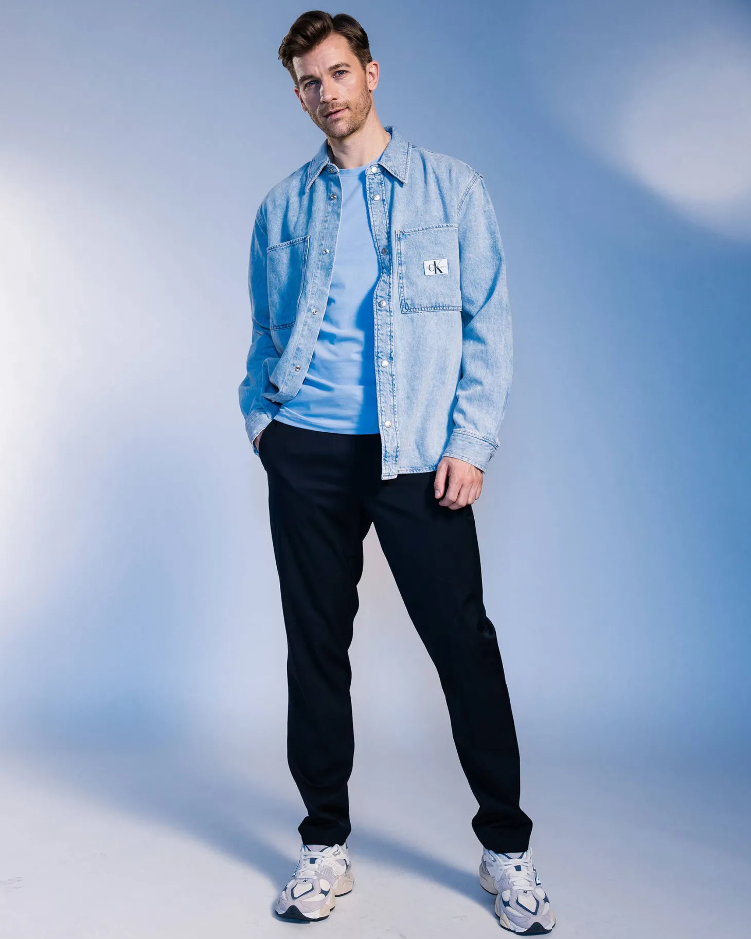 Herren Sneaker 9060 mit Leder