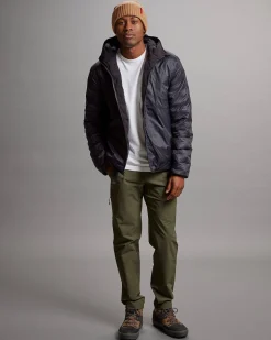 Herren Steppjacke D-3L REVERSIBLE LIGHT HOOD JACKET