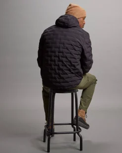 Herren Steppjacke D-3L REVERSIBLE LIGHT HOOD JACKET