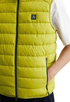 Herren Steppweste wasserabweisend mit Packtasche Regular Fit