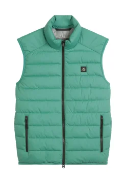 Herren Steppweste wasserabweisend mit Packtasche Regular Fit