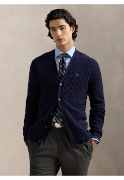 Herren Strickjacke aus Wolle und Kaschmir