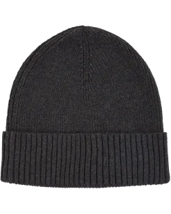 Herren Strickmütze aus Bio-Baumwolle und Kaschmir ESSENTIAL FLAG BEANIE