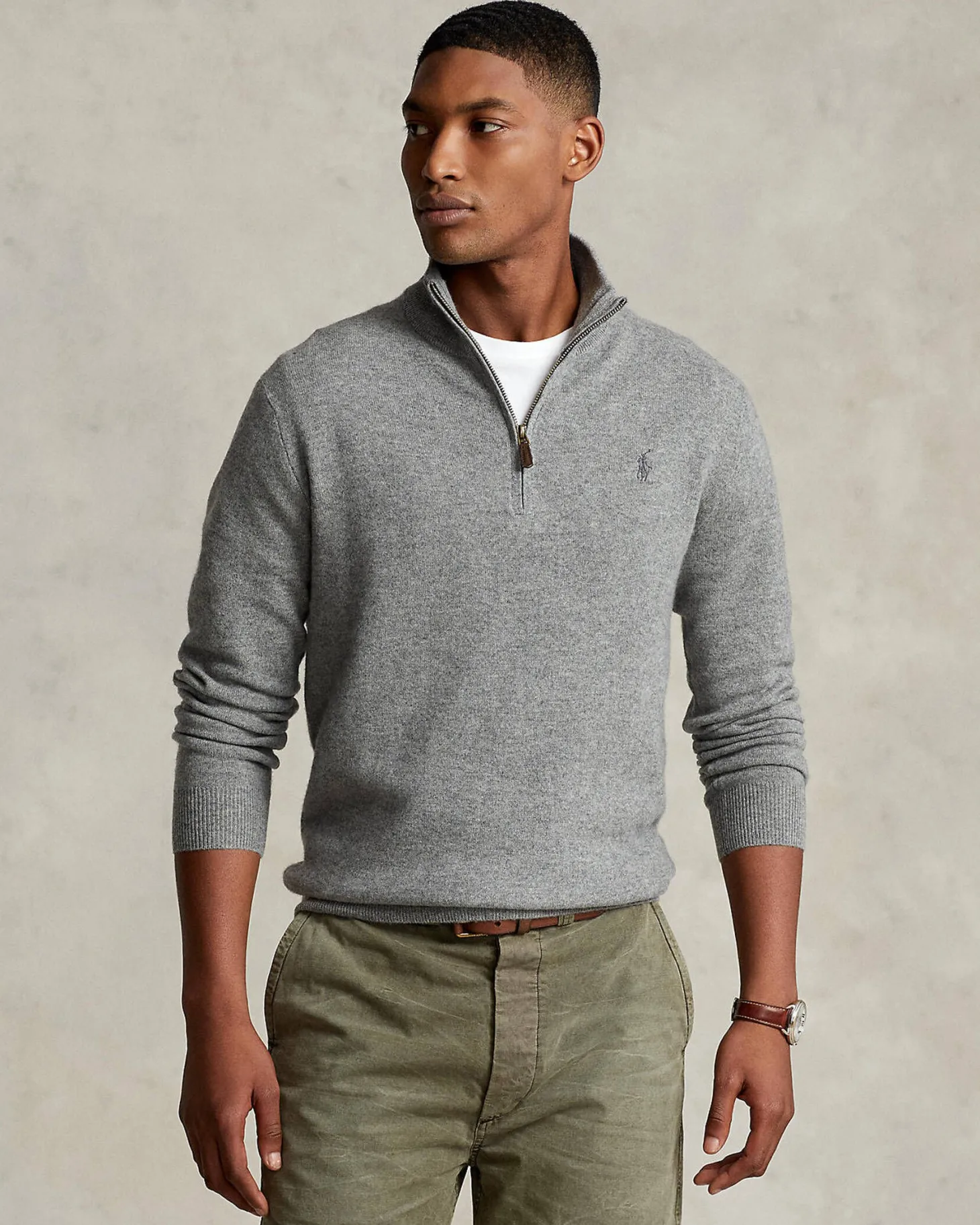 Herren Strickpullover aus Wolle