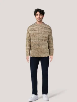 Herren Strickpullover aus Baumwoll-Wolle-Mix LEANDO