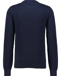 Herren Strickpullover aus Baumwoll-Piqué Regular Fit