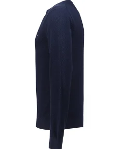 Herren Strickpullover aus Baumwoll-Piqué Regular Fit