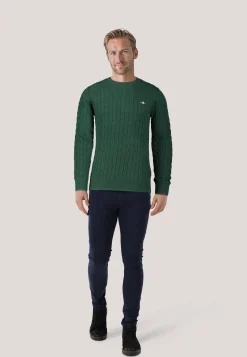 Herren Strickpullover aus Baumwolle COTTON CABLE C-NECK