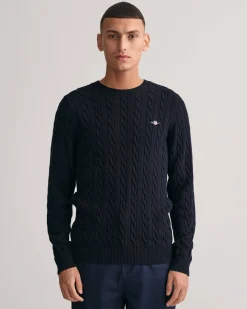 Herren Strickpullover aus Baumwolle COTTON CABLE C-NECK