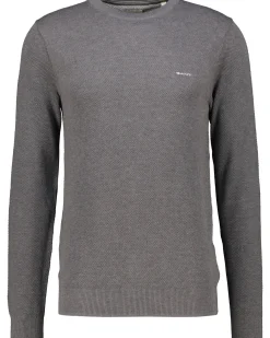 Herren Strickpullover aus Baumwoll-Piqué Regular Fit