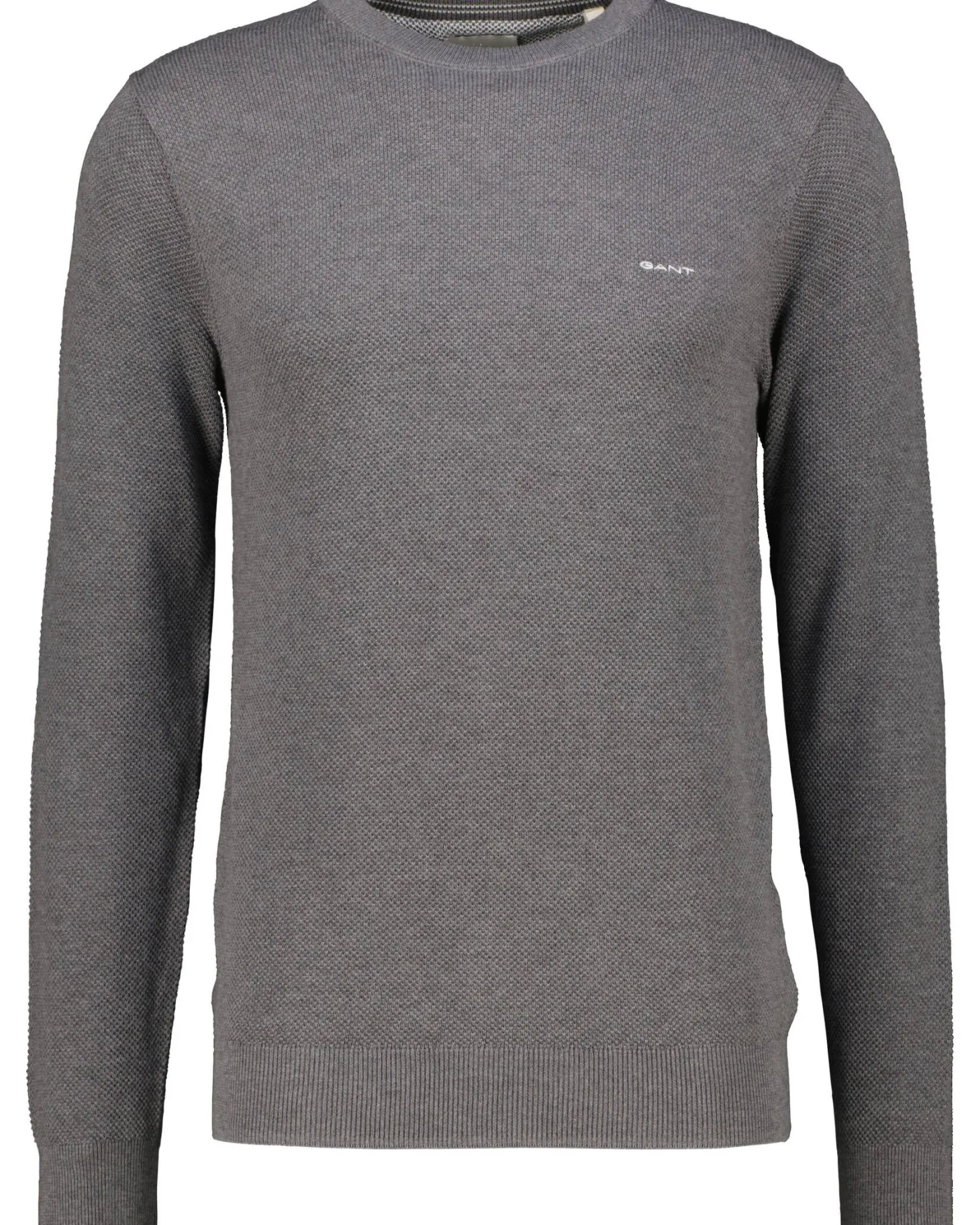 Herren Strickpullover aus Baumwoll-Piqué Regular Fit