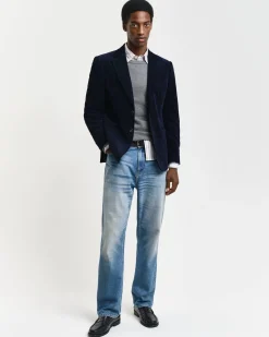 Herren Strickpullover aus Baumwoll-Piqué Regular Fit