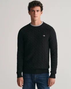 Herren Strickpullover aus Baumwolle COTTON CABLE C-NECK