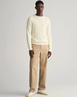 Herren Strickpullover aus Baumwolle COTTON CABLE C-NECK