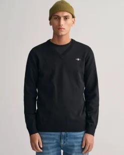 Herren Strickpullover CLASSIC COTTON V-NECK