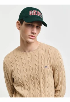 Herren Strickpullover COTTON CABLE NECK