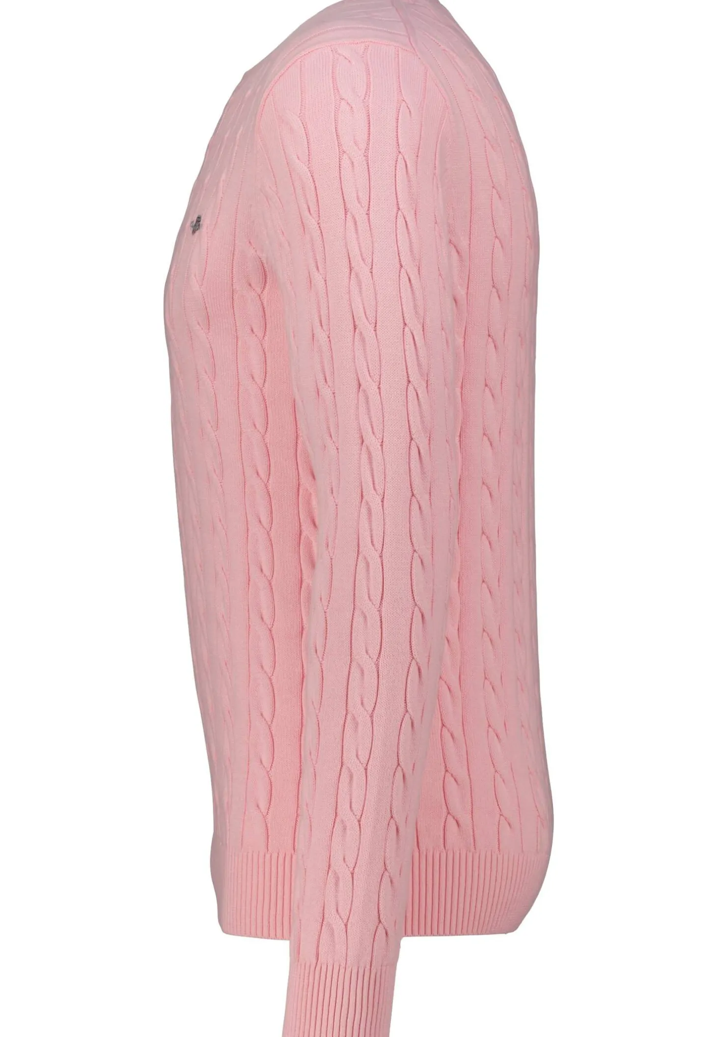 Herren Strickpullover COTTON CABLE C-NECK Regular Fit