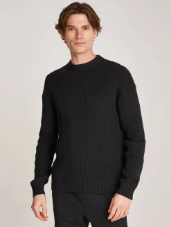 Herren Strickpullover LINEAR SWEATER