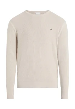 Herren Strickpullover MICRO WAFFLE TEXTURE