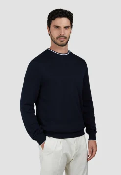 Herren Strickpullover mit Seide